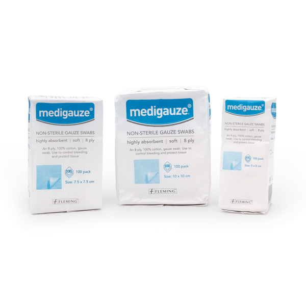 MEDIGAUZE NON-STERILE GAUZE SWABS
