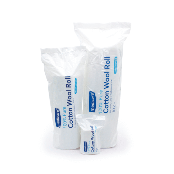 MEDICARE COTTON WOOL ROLL 500G